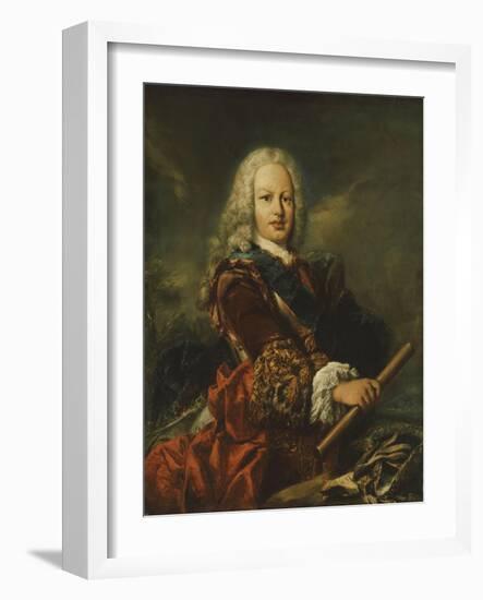 Portrait of King Ferdinand VI of Spain (1713-1759)-Giovanni Antonio Guardi-Framed Giclee Print