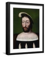 Portrait of King Francis I of France-Joos Van Cleve-Framed Giclee Print