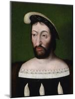 Portrait of King Francis I of France-Joos Van Cleve-Mounted Giclee Print