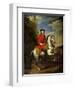 Portrait of King George I of Great Britain, 1717-Godfrey Kneller-Framed Giclee Print