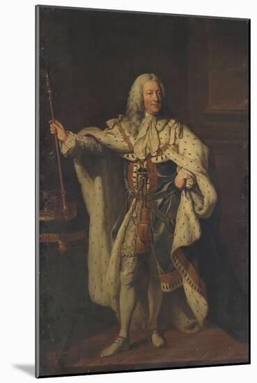 Portrait of King George II-John Shackleton-Mounted Giclee Print