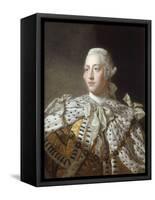 Portrait of King George III-Allan Ramsay-Framed Stretched Canvas