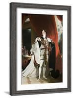 Portrait of King George IV, 1820-30-Thomas Lawrence-Framed Giclee Print