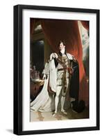 Portrait of King George IV, 1820-30-Thomas Lawrence-Framed Giclee Print