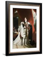 Portrait of King George IV, 1820-30-Thomas Lawrence-Framed Giclee Print