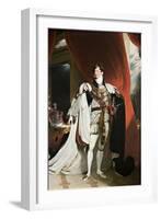 Portrait of King George IV, 1820-30-Thomas Lawrence-Framed Giclee Print