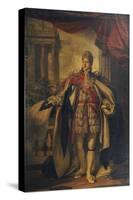 Portrait of King George Iv as Prince of Wales, Standing Full Length in Garter Robes-Thomas Phillips-Stretched Canvas