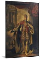 Portrait of King George Iv as Prince of Wales, Standing Full Length in Garter Robes-Thomas Phillips-Mounted Giclee Print