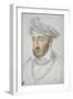 Portrait of King Henry II of France Par Clouet, Jean (C. 1485-1541). Black Chalk and Sanguine on Pa-Jean Clouet-Framed Giclee Print