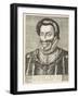 Portrait of King Henry IV of France, Ca. 1600-Hendrick Goltzius-Framed Giclee Print