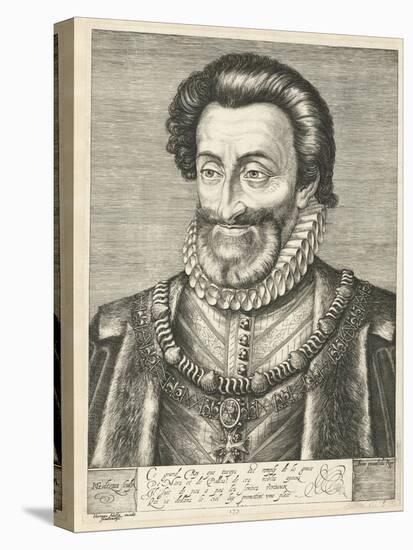 Portrait of King Henry IV of France, Ca. 1600-Hendrick Goltzius-Stretched Canvas