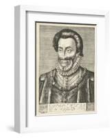 Portrait of King Henry IV of France, Ca. 1600-Hendrick Goltzius-Framed Giclee Print