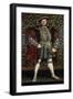 Portrait of King Henry VIII, after 1557-Hans Holbein the Younger-Framed Giclee Print