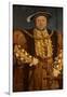 Portrait of King Henry VIII-Hans Holbein the Younger-Framed Giclee Print