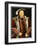 Portrait of King Henry VIII-Hans Holbein the Younger-Framed Giclee Print