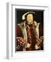 Portrait of King Henry VIII-Hans Holbein the Younger-Framed Giclee Print