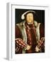 Portrait of King Henry VIII-Hans Holbein the Younger-Framed Giclee Print