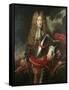 Portrait of King James II, c.1690-null-Framed Stretched Canvas