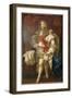 Portrait of King James Ii, Full Length, in Garter Robes-Sir Peter Lely-Framed Giclee Print