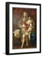 Portrait of King James Ii, Full Length, in Garter Robes-Sir Peter Lely-Framed Giclee Print