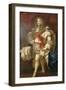 Portrait of King James II of England (1633-1701), Full Length, in Garter Robes-Sir Peter Lely-Framed Giclee Print