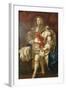 Portrait of King James II of England (1633-1701), Full Length, in Garter Robes-Sir Peter Lely-Framed Giclee Print