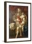 Portrait of King James II of England (1633-1701), Full Length, in Garter Robes-Sir Peter Lely-Framed Giclee Print