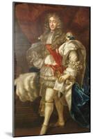 Portrait of King James II of England (1633-1701), Full Length, in Garter Robes-Sir Peter Lely-Mounted Giclee Print