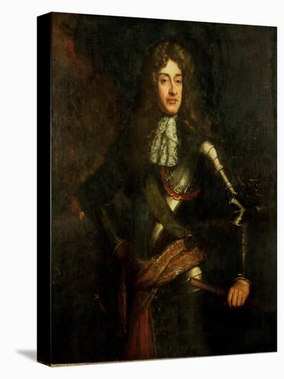 Portrait of King James Ii-Godfrey Kneller-Stretched Canvas