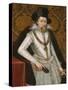 Portrait of King James VI of Scotland, James I of England (1566-1625)-John De Critz-Stretched Canvas