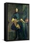 Portrait of King Karl XII (1682-1718)-David von Krafft-Framed Stretched Canvas