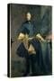 Portrait of King Karl XII (1682-1718)-David von Krafft-Stretched Canvas