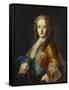 Portrait of King Louis Xv (1715-1774), as a Youth,  Half Length, Wearing a Yellow Coat with the…-Jean Ranc (Attr to)-Framed Stretched Canvas