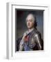 Portrait of King Louis XV 1748-Maurice Quentin de La Tour-Framed Giclee Print