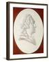 Portrait of King Louis XV, Bust-Length, in a Painted Oval, a Trompe L'Oeil Medallion-Henri Roland De La Porte-Framed Giclee Print