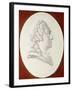 Portrait of King Louis XV, Bust-Length, in a Painted Oval, a Trompe L'Oeil Medallion-Henri Roland De La Porte-Framed Giclee Print