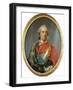 Portrait of King Louis XV of France, Wearing the Order of the Golden Fleece-Carle van Loo-Framed Giclee Print