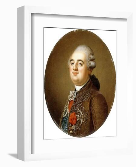 Portrait of King Louis XVI of France, Bust-Length, 1787-Adolf Ulrich Wertmuller-Framed Giclee Print