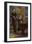 Portrait of King Ludwig II and Richard Wagner-German School-Framed Giclee Print