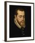 Portrait of King Philip II of Spain-Alonso Sanchez Coello-Framed Giclee Print