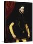 Portrait of King Philip II of Spain-Antonio Mor-Stretched Canvas