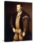 Portrait of King Philip II of Spain-Titian (Tiziano Vecelli)-Stretched Canvas