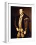 Portrait of King Philip II of Spain-Titian (Tiziano Vecelli)-Framed Giclee Print