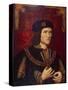 Portrait of King Richard III-null-Stretched Canvas