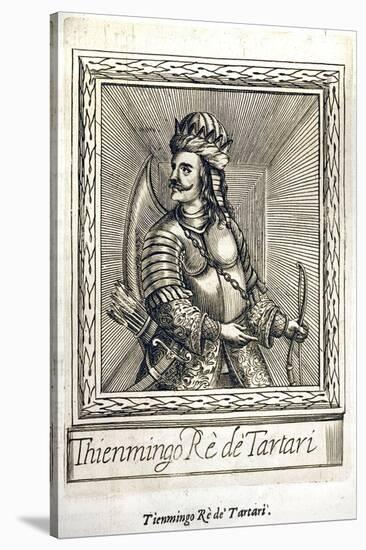 Portrait of King Thienmingo of Tartary-null-Stretched Canvas