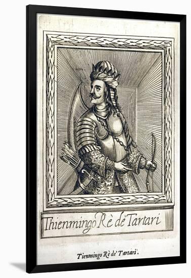 Portrait of King Thienmingo of Tartary-null-Framed Giclee Print