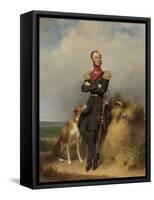 Portrait of King William II of the Netherlands (1792-184), 1839-Jan Adam Kruseman-Framed Stretched Canvas