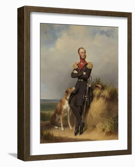 Portrait of King William II of the Netherlands (1792-184), 1839-Jan Adam Kruseman-Framed Giclee Print