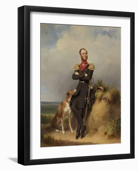 Portrait of King William II of the Netherlands (1792-184), 1839-Jan Adam Kruseman-Framed Giclee Print