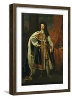 Portrait of King William III (1650-1702), in State Robes-Godfrey Kneller-Framed Giclee Print